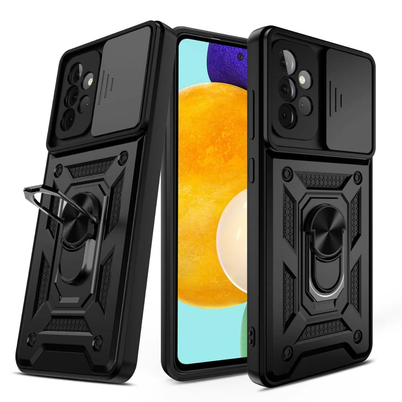 Samsung A32 Slide Window Armor Case + free 3D Glass Protector - Image 13