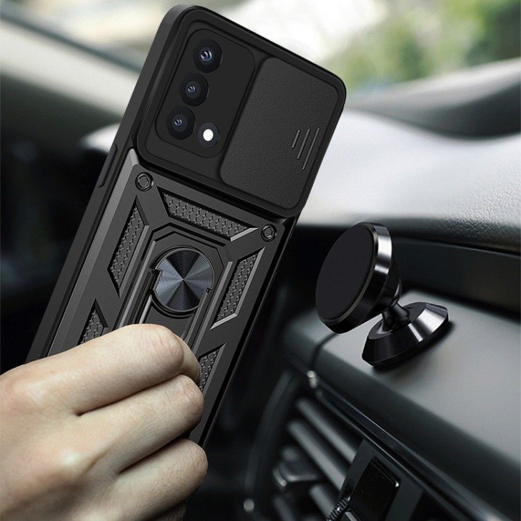 Oppo A54 A74 Series Slide Window Armor Case - Image 10