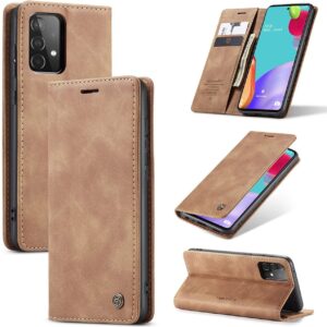 Samsung Galaxy A73 CaseMe Leather Flip Cover