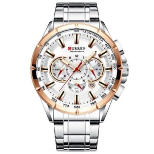 Wrist Watch Men Waterproof Chronograph Military Army Stainless Steel Male Clock Man Sport Watches