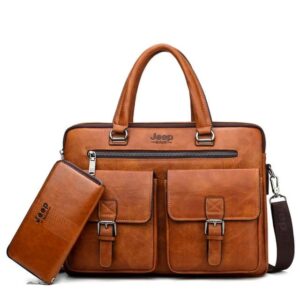 JEEP BULUO Wise Classic Business Choice British Style Laptop Bag