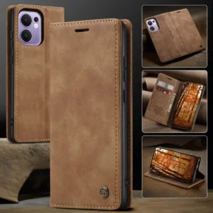 Leather Caseme Flip Wallet Case For Oppo Reno 15F