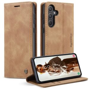 Leather Flip Cover For Samsung A55