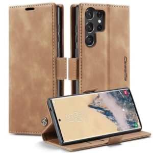 Leather Flip Cover For Samsung S24 Ultra & S25 Ultra