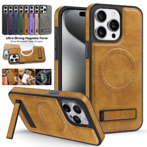 Premium Leather Case with Stand Iph 13,14,15,16,17 Promax