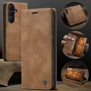 Leather Caseme Flip Wallet Case For Sam S26+