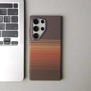 Ultra Thin Luxo Carbon Fiber Texture Case For Samsung S25 Ultra