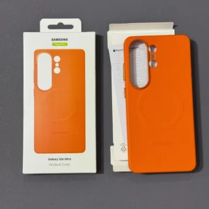 Leather Cover For Samsung Galaxy S26 Ultra Magnetic Armor Back Case