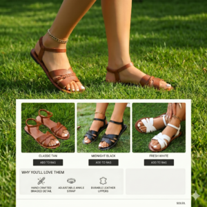 Open Toe High Top Low Heel Thick Zipper Roman Shoes Sandals