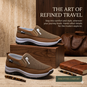 Breathable Orthopaedic Travel Plimsolls, Men's Shoes
