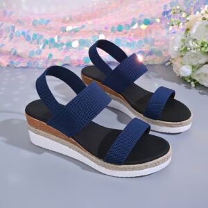 Women’S Elegant Outdoor Thick-Soled Ankle Makonge Wedge
