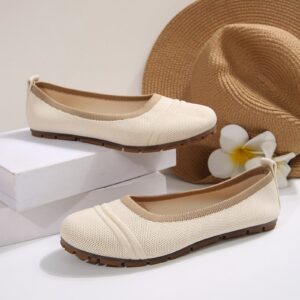 Women's Breathable Wide Width Barefoot Flyknit Flats